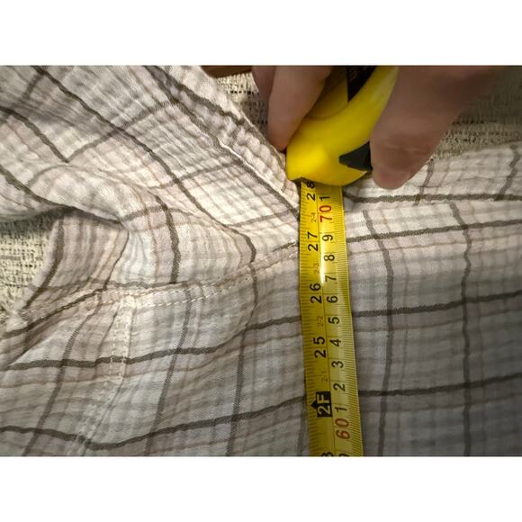 Free People We The Free Carditi Plaid Tunic Shirt Top XS - Picture 11 of 12